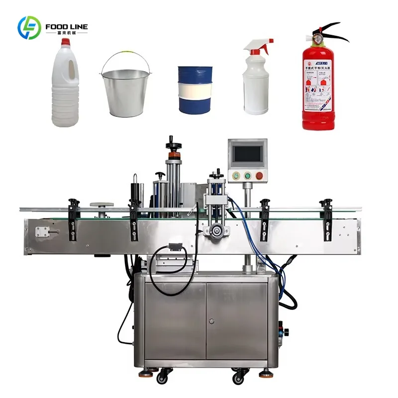 Customized Guide Type Positioning Labeling Machine Wine Round Bottle Ingredient Label Application Equipment