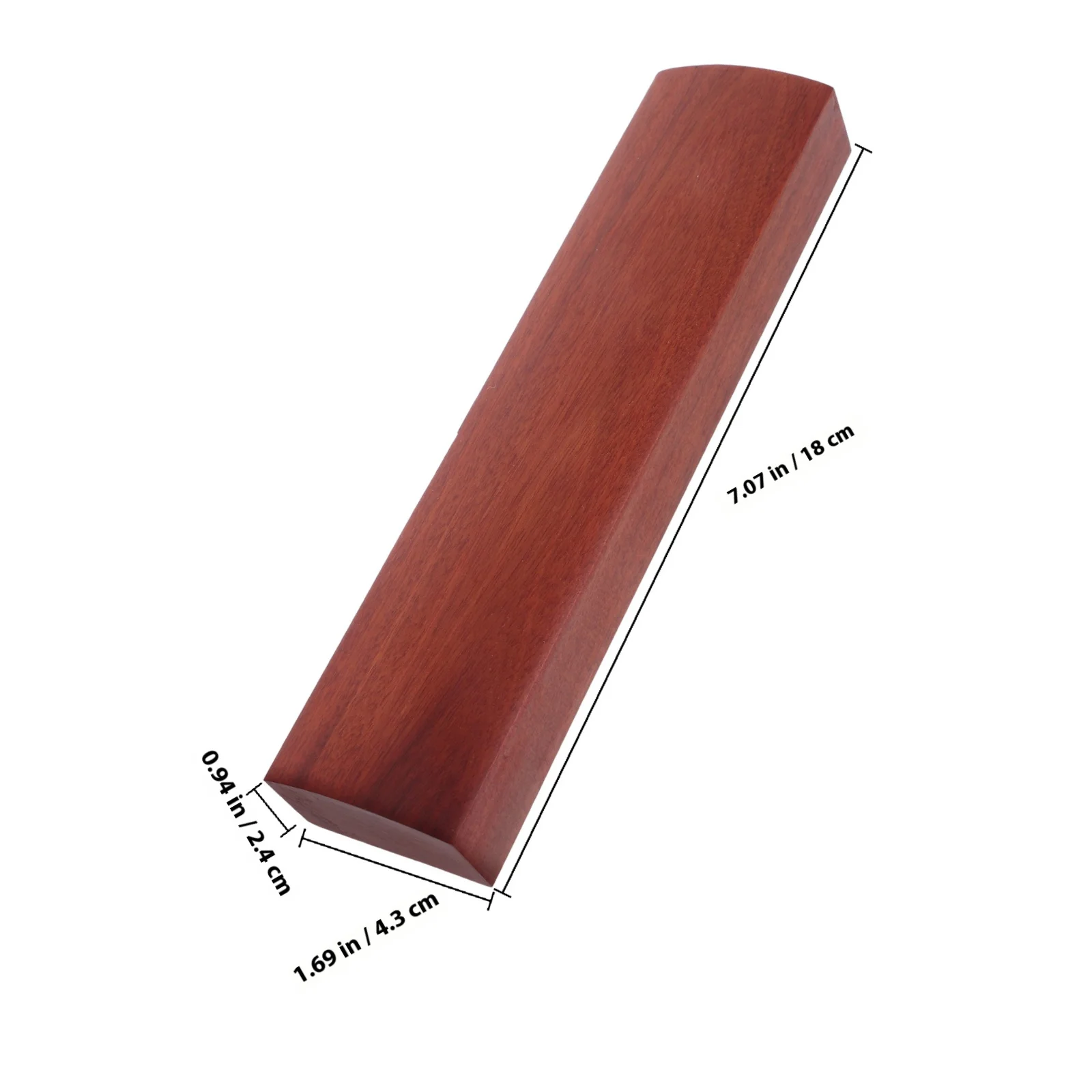 Red Sandalwood Paperweight Rectangular Wood Block For Calligraphy Practice Painting Writing Desk Tool Wooden Paper Weights