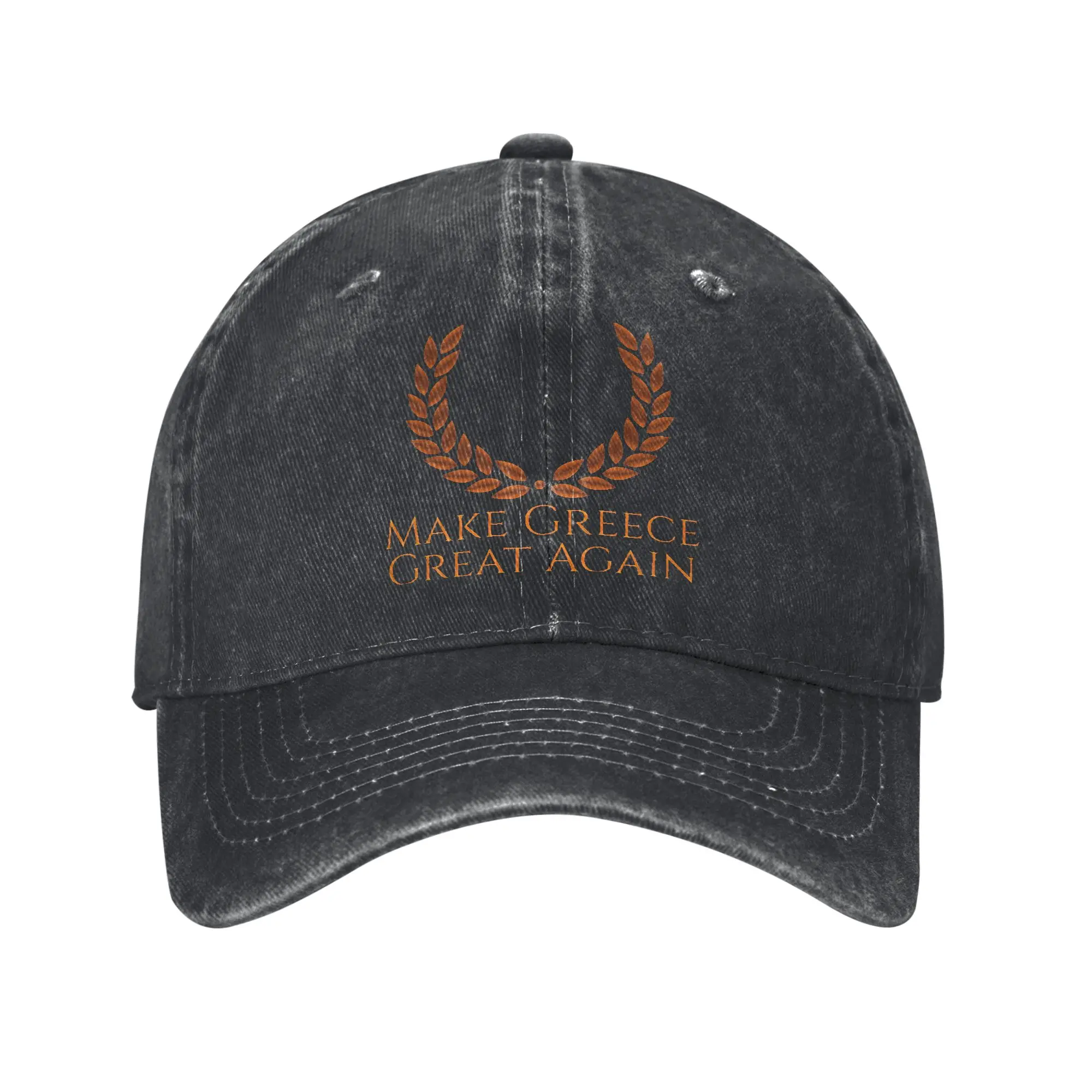 Gorra de Béisbol Summer Make Greece Great Again, Gorra de Camionero Lavada con Protección Solar, Unisex, Para Adolescentes, Y2k