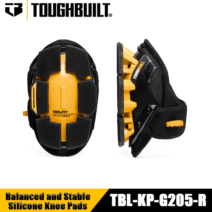 

TOUGHBUILT TBL-KP-G205-R Gelfit Pro стабилизатор наколенники сбалансированные и стабильные силиконовые наколенники аксессуары для защиты коленей