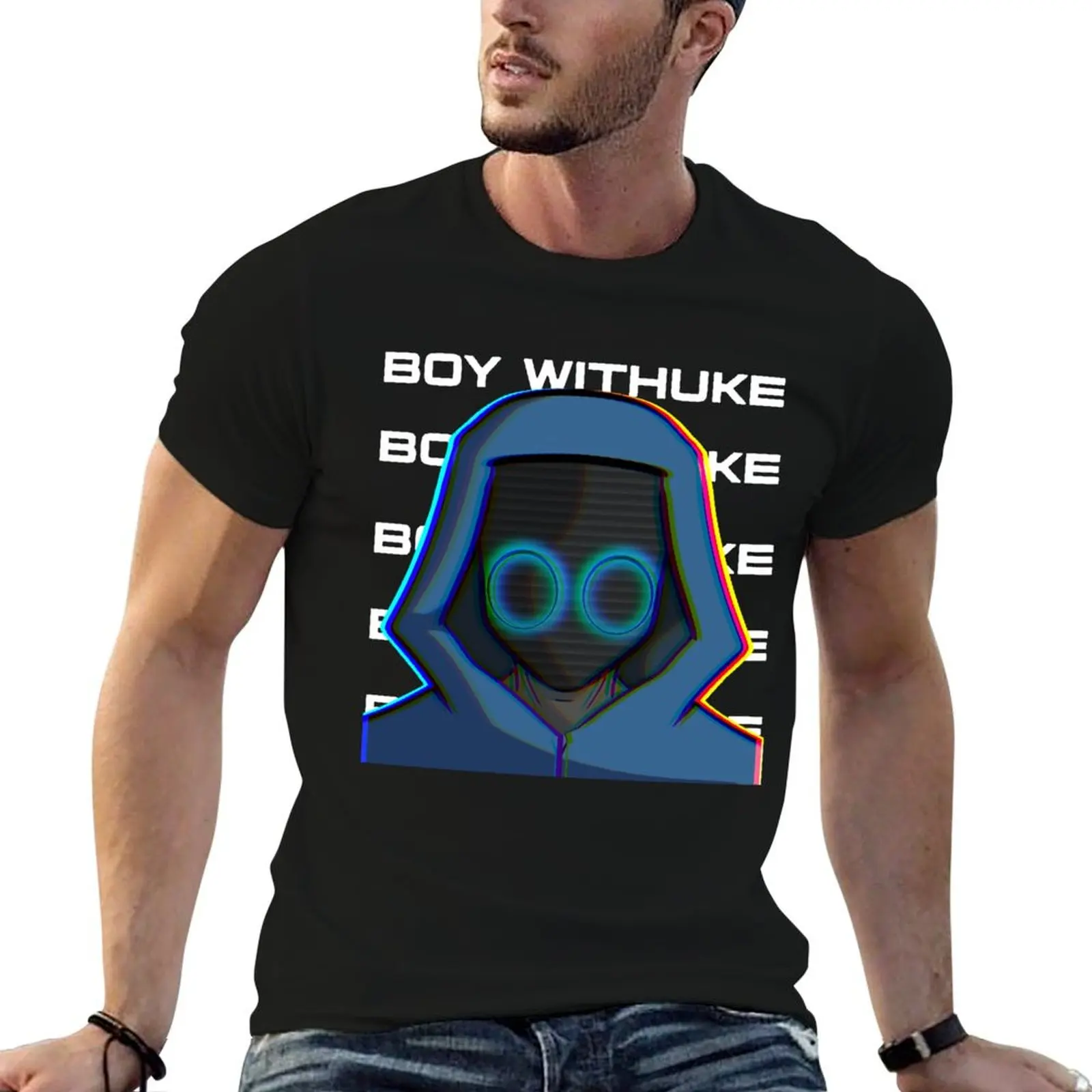 Boywithuke Portrait and Text Boywithuke Merch Men Women Shirt Boy Girl Young Shirt Hoodie Long Sleeve T-Shirt