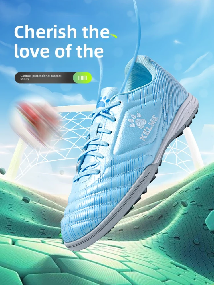 Kelme Children's Soccer Shoes Men's Adult Nail Anti Slip Soccer Boots Elementary School Anti Slip Tf Football Shoes