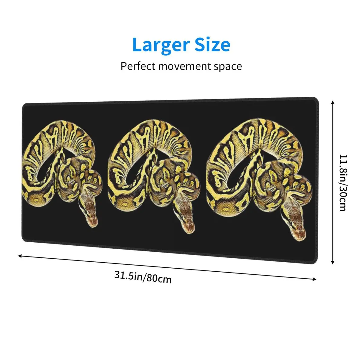 Large Mouse Pad Ball Python Pastel Leopard Gamer PC Laptop Mats Keyboard Carpet Computer Gaming Office Accessories Desk Mat