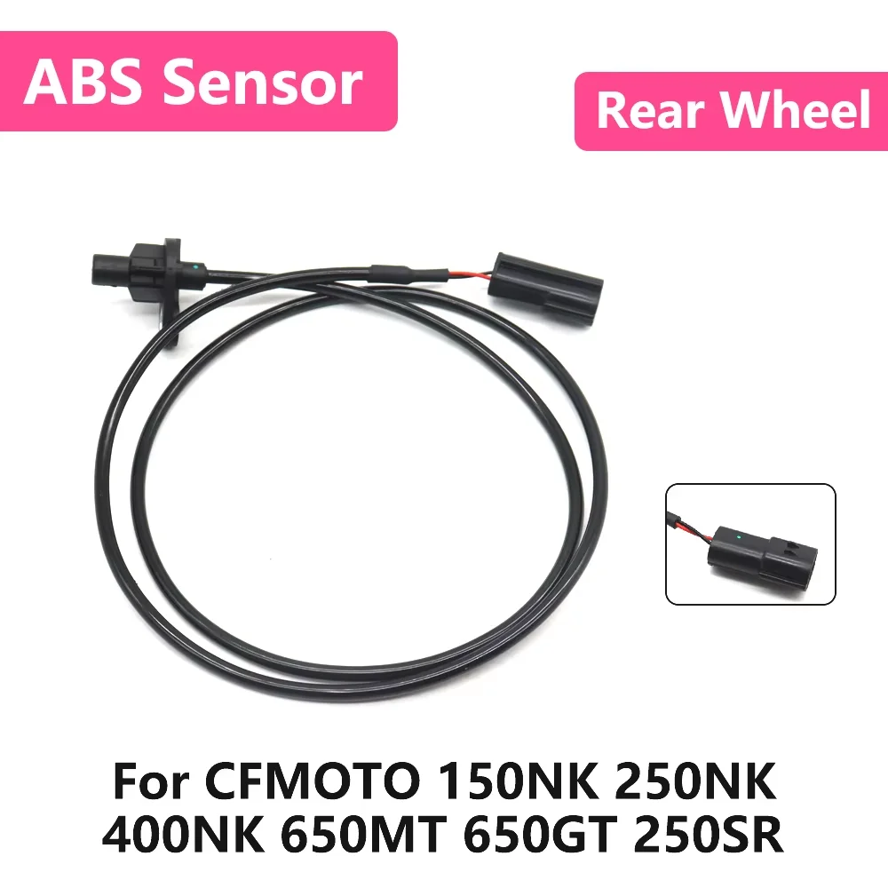 

For CFMOTO 150NK 250NK 400NK 650MT 650GT 250SR 150 250 400 NK Motorcycle Rear Wheel Signal ABS Wheel Speed Sensor Wire Silicone