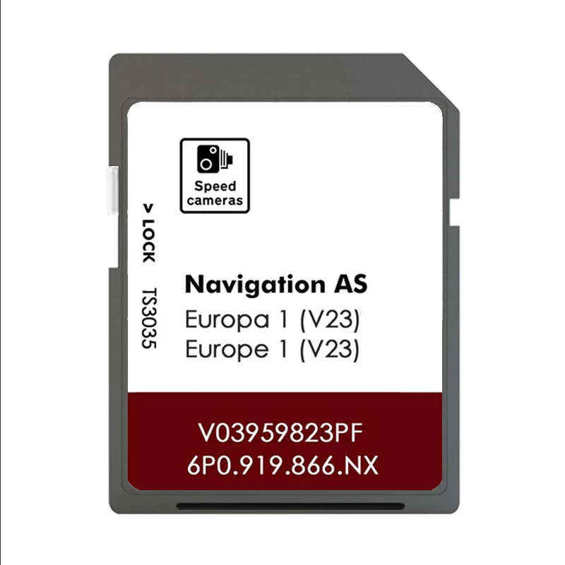 

Карта памяти SD для навигатора Seat AS V23, 32 ГБ, Европа 2026, навигация Leon, V03959823PF 6P0919866NX