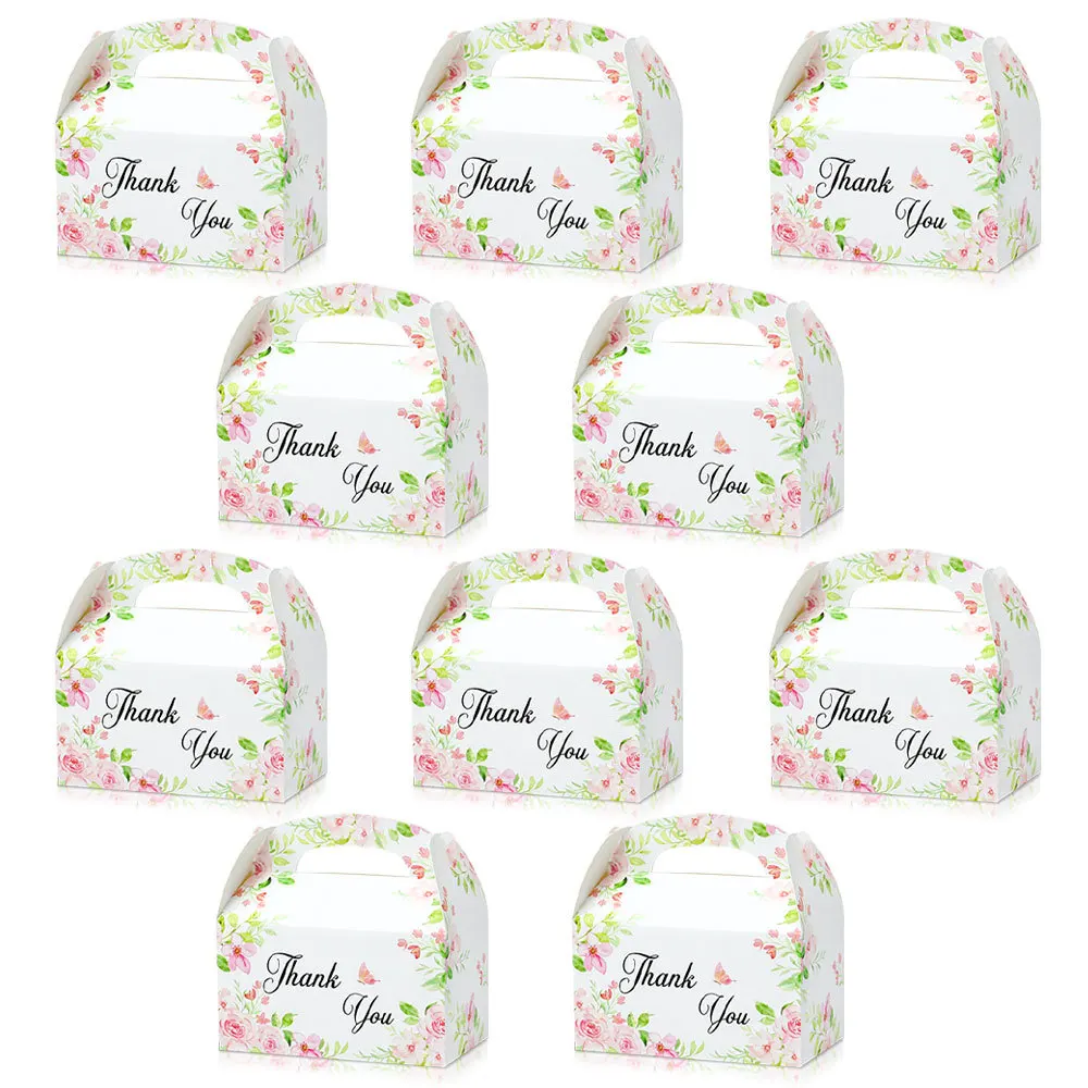 

Коробка для торта «Спасибо» с ручкой, свадебная праздничная вечеринка, коробка для десерта, подарочные коробки для печенья, шоколада