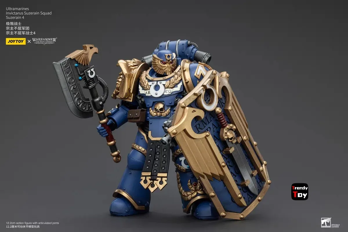 

Фигурка JOYTOY 40K Ultramarines Invictarus Suzerain Squad Suzerain 4, масштаб 1/18, коллекционная модель, в наличии
