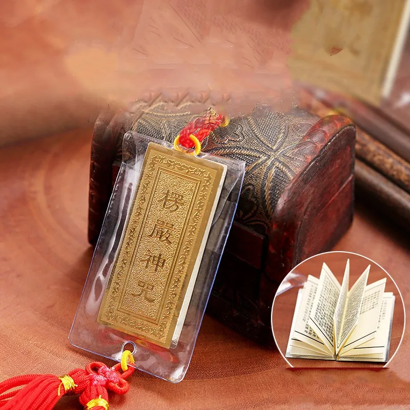 Asia Thailand Tibet Buddhist efficacious Shurangama Mantra scripture Amulet bless safety healthy bring good luck buddha Pendant