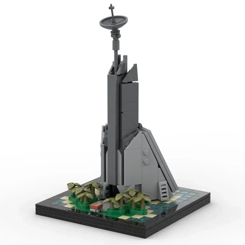 Popular estrela filme modelo moc tijolos de construção floresta rebelde tecnologia base blocos modulares presentes brinquedos natal diy conjuntos montagem