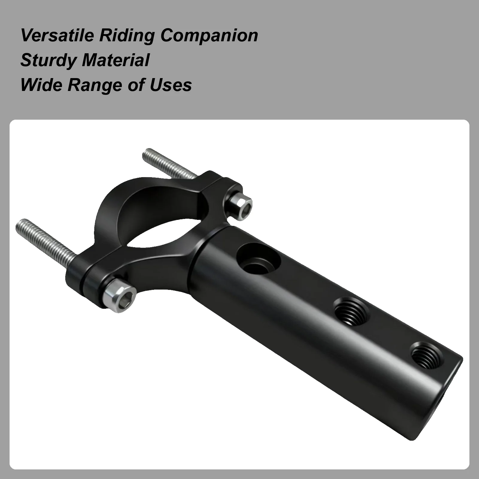 Motorcycle Spotlight Bracket Aluminum Alloy Modification Holder Rearview Mirror Extension Light Bracket For Scooter Riding