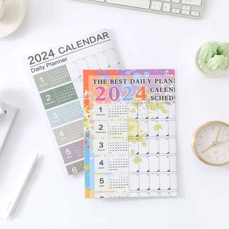 2025 2024 lembar perencana kalender besar kalender dinding Kawaii untuk melakukan daftar perencana daftar Target pengatur jadwal perlengkapan kantor