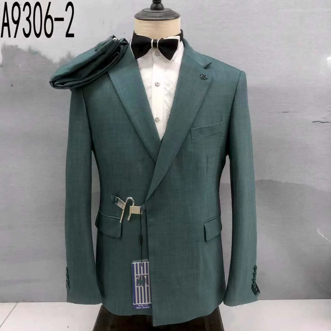 Custom Fashion buckle Wedding Suit For Men Formal Groom Slim Fit 2-Piece Prom man Blazer Suit COSTUME homme 양복남 Hombre de tra