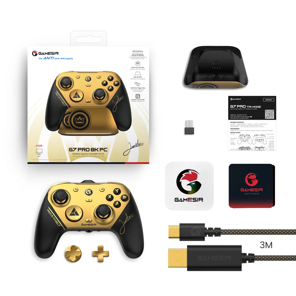 GameSir G7 Pro 8K Champion Edition Wireless Gamepad, Esports