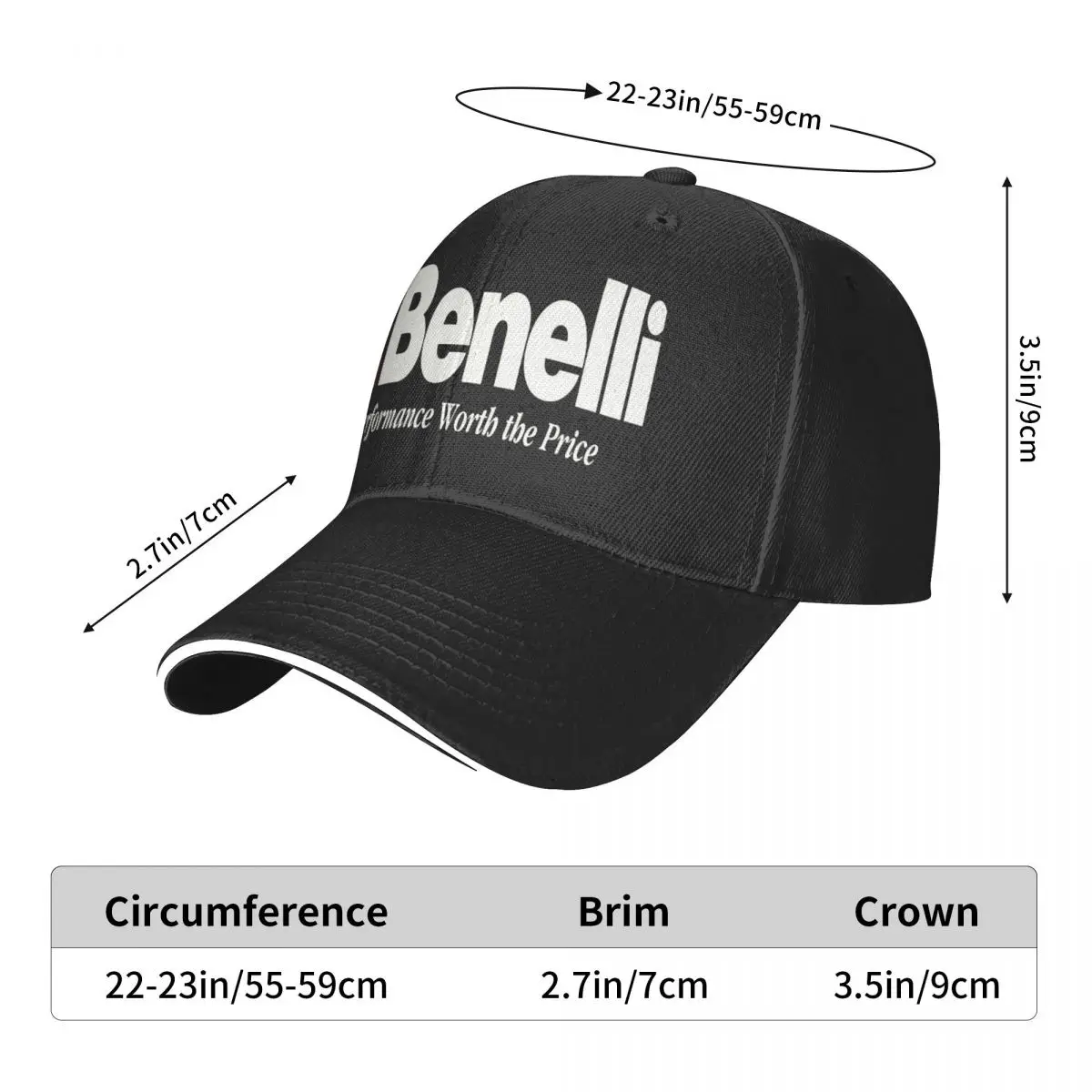 Benelli-Sombrero deportivo para hombre y mujer, gorra de béisbol con logotipo, verano, 349