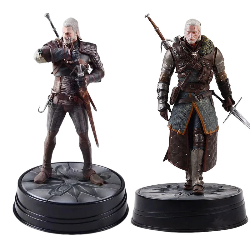 

24cm Pvc The Witcher 3: Wild Hunt Geralt Of Rivia Action Figure Toys Game Figurine Collection Model Ornaments Gift For Children