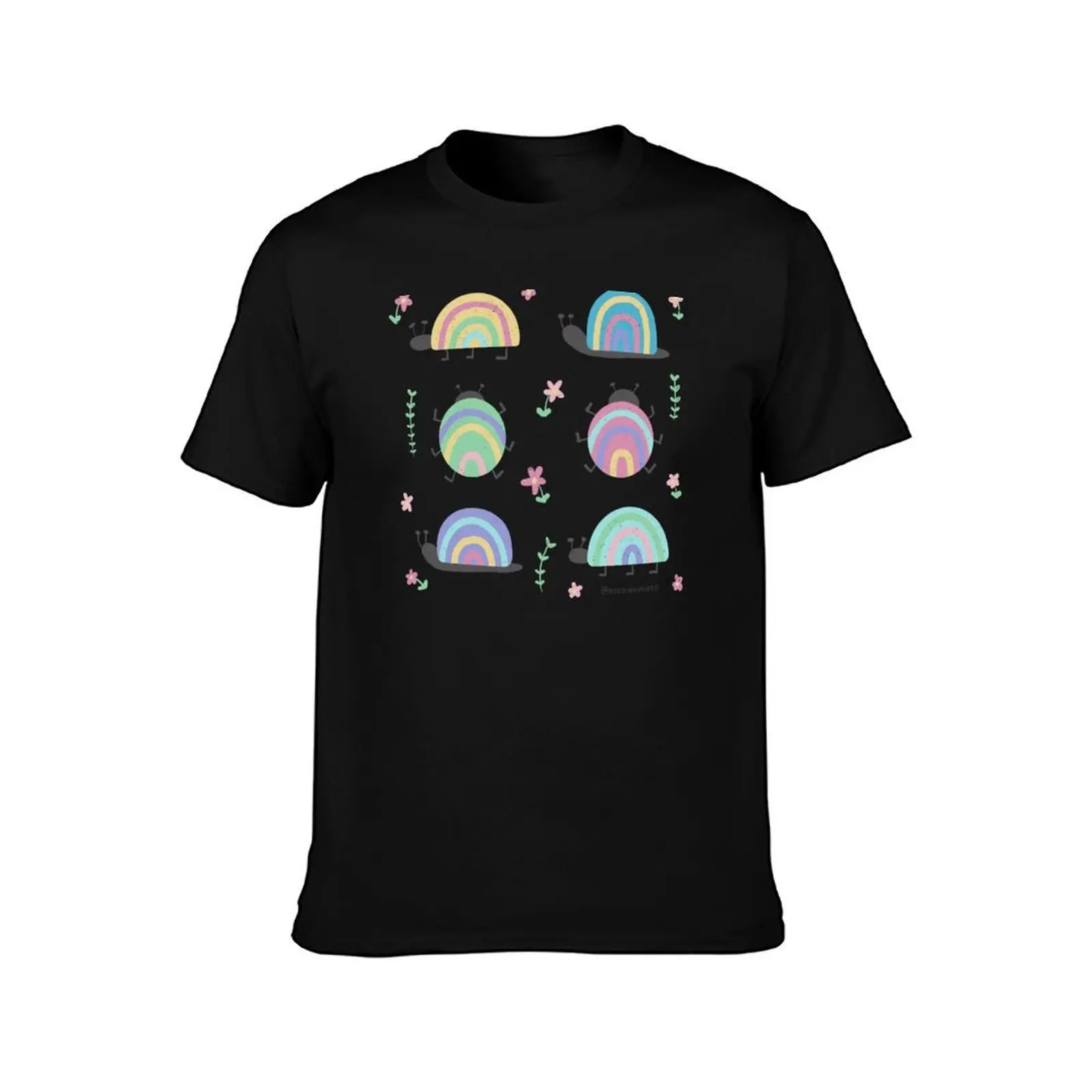 Rainbow Critters T-Shirt Lightweight Print T-Shirt