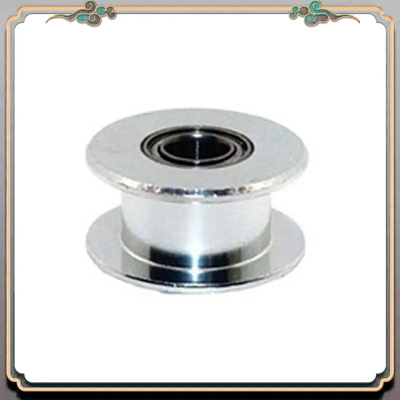 A46M-GT2 20 Toothless Bore 5Mm Aluminum Timing Belt Idler Pulley For 3D Printer 6Mm Width Timing Belt (Pack Of 20Pcs)