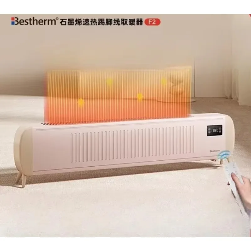 

Плинтусный обогреватель с графеновым приводом: большой площадный обогрев, энергосбережение и удобный домашний электрический обогреватель.