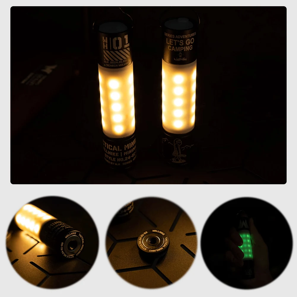 IPX4ไฟฉาย LED มือถือกันน้ำแบบพกพา2600mAh ไฟฉายกำลังสูงแบตสำรองสำหรับเดินป่าตั้งแคมป์กลางแจ้ง