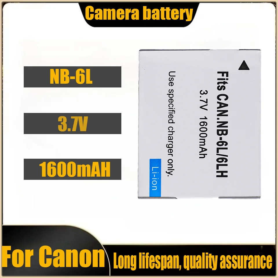 NB-6L بطارية NB6LH لكانون IXUS 105 210 95 300 200 310 265 Hs هو #1