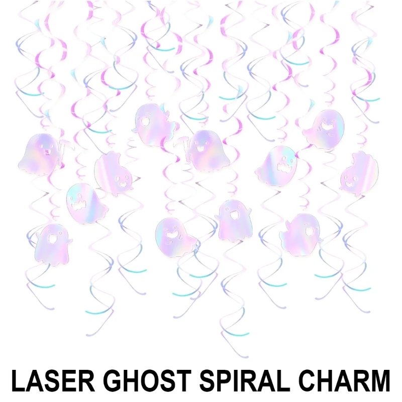 Hanging Ornament Ceiling Banners Set Decorative Streamers for Halloweens