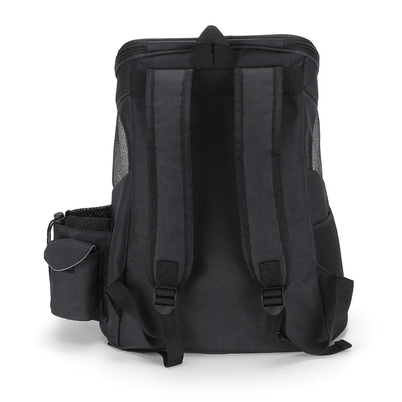 Mochila transpirable plegable para perros y gatos, doble correa - imagen 4