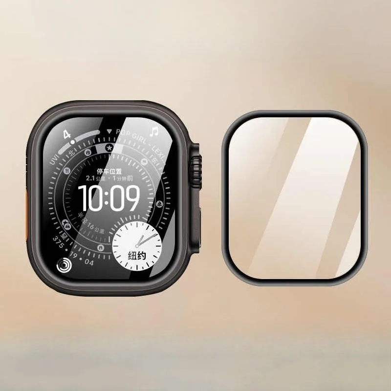 For Apple Watch Ultra 3 HD Screen Protector 3D Curved Soft Film for WATCH Ultra3 Clear Full Cover Black Edge Protective Film