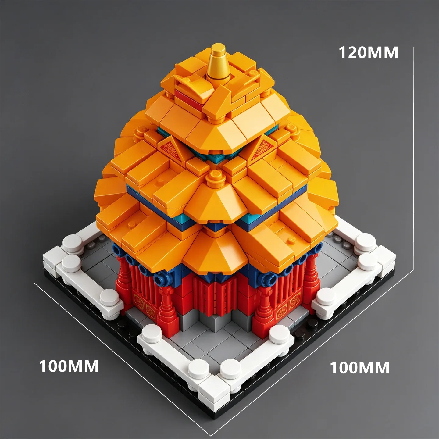 City Series: Forbidden City Corner Tower Building Block Model—Assembly Toy for  Street Scene Ornament, Chinese Style