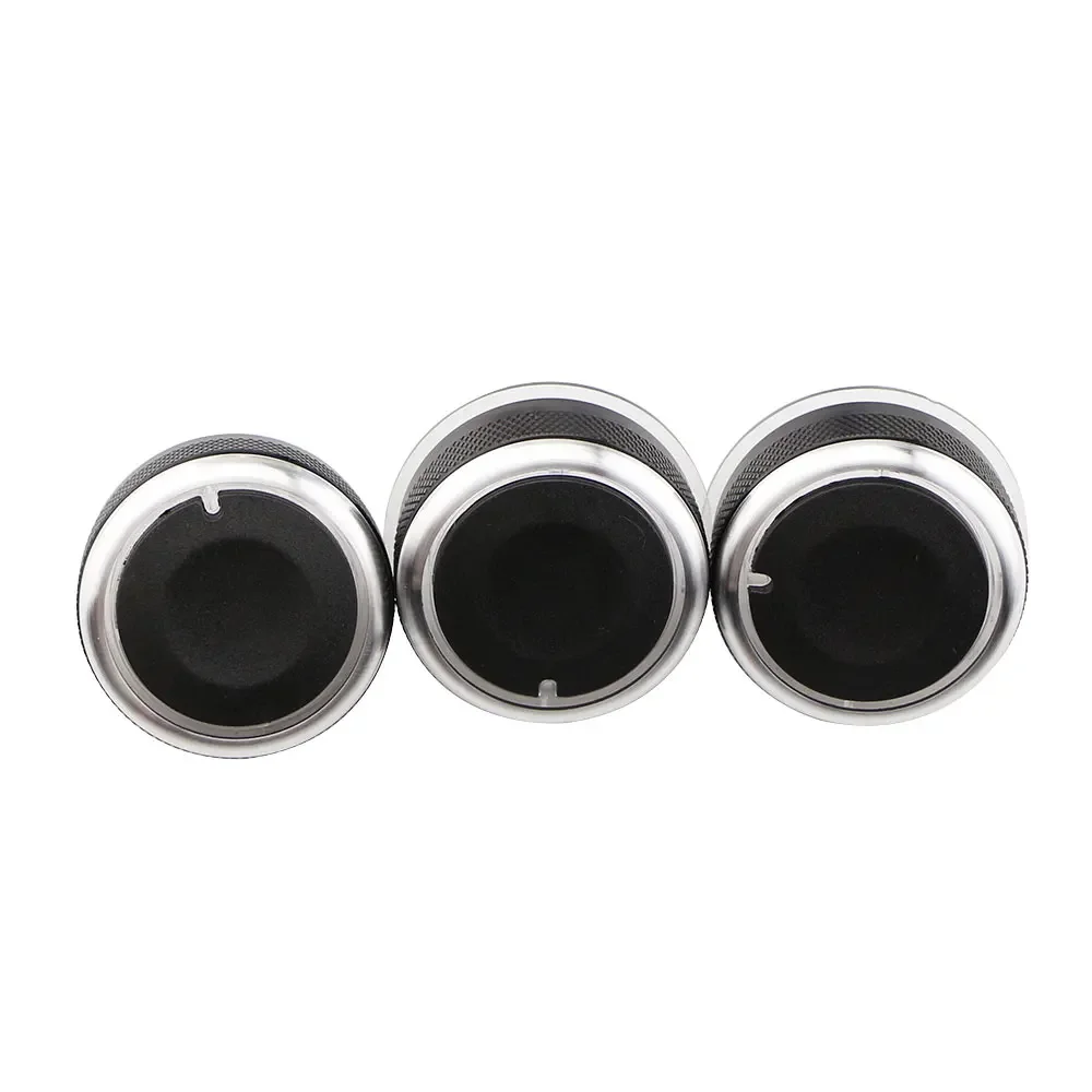 3Pcs/set  Aluminum Alloy Air Conditioning Knob Fit for Toyota Corolla EX for BYD F3 F3R AC Knob Heat Control Button