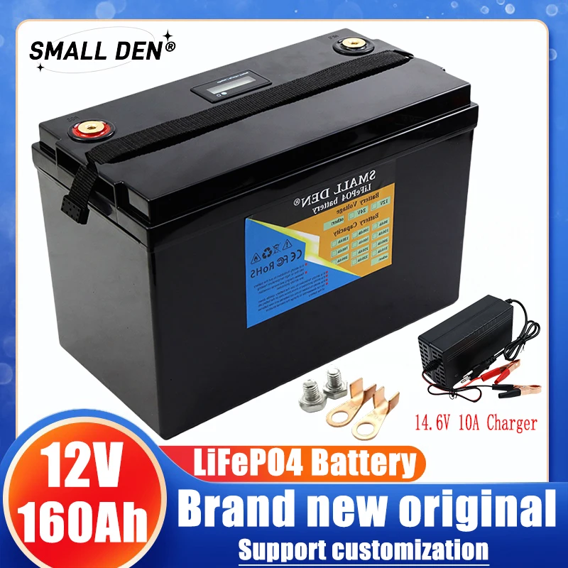 NEW 12v 24v 310ah 300ah 280ah lifepo4 Akku mit eingebautem bms 0-2500w Elektro boot Auto Starter Golf wagen Ladebatte