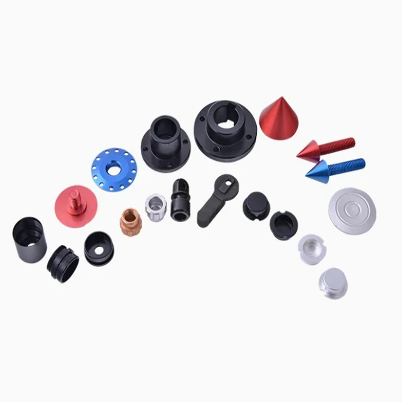 

Custom-machined multi-material industrial gadget kit plastic, rubber, metal assembly