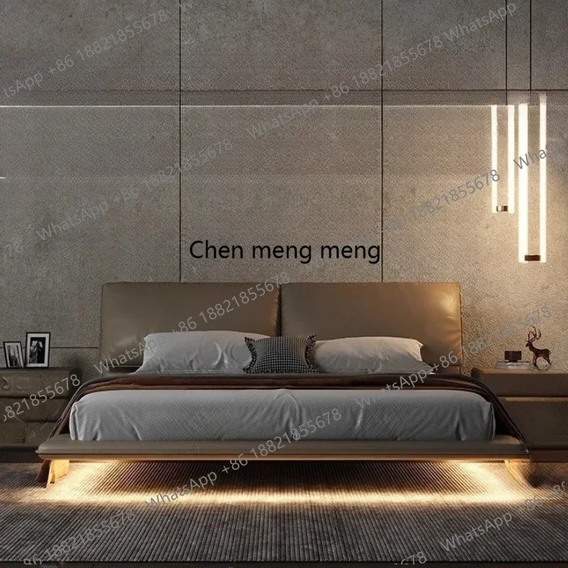 New arrive Wooden Floating Massage Bed Space Saving Sleeping Human Dog Massage Bed Double Modern Massage Camas De Casal Home Fur