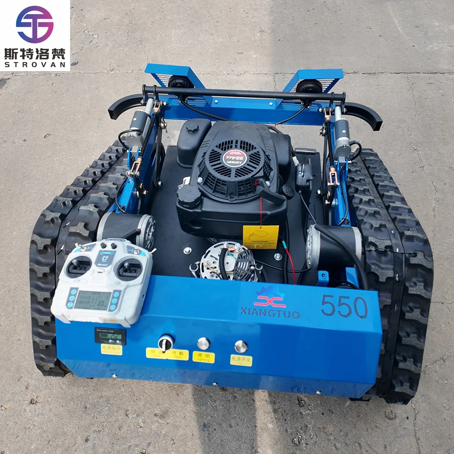 

STLF WJW High Efficiency Agricultural Lawn Mower Grass Lawn Mower Walking Speed 4km/h Remote Control Lawn Mower for Sale