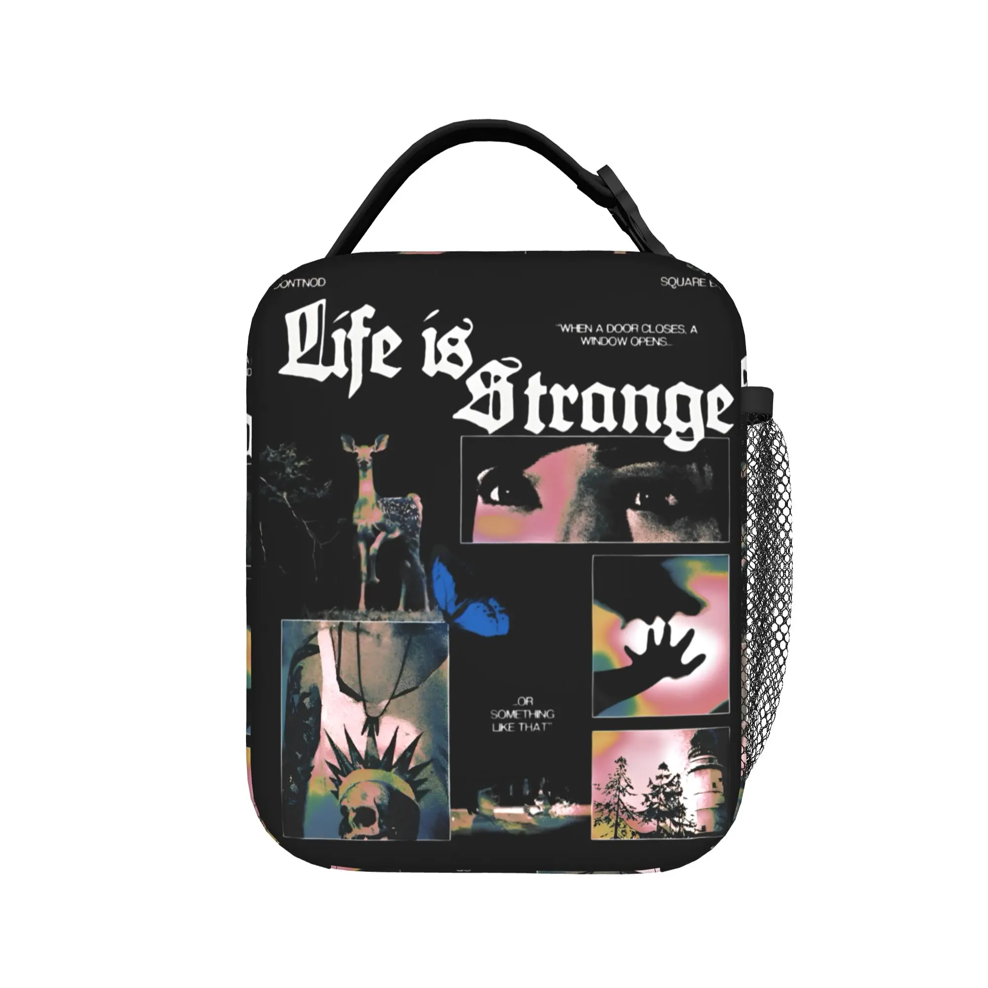 Life is Strange Insulated Lunch Bags Cooler Bag Reusable,Meal Container Game High Capacity Tote Lunch Box Food Handbags Office