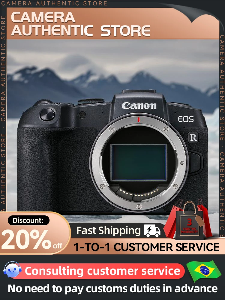 Canon EOS RP Full Frame Mirrorless Digital Camera Compact Professional Photographer Photography 4K Video Cameras 26.20MP 10FPS