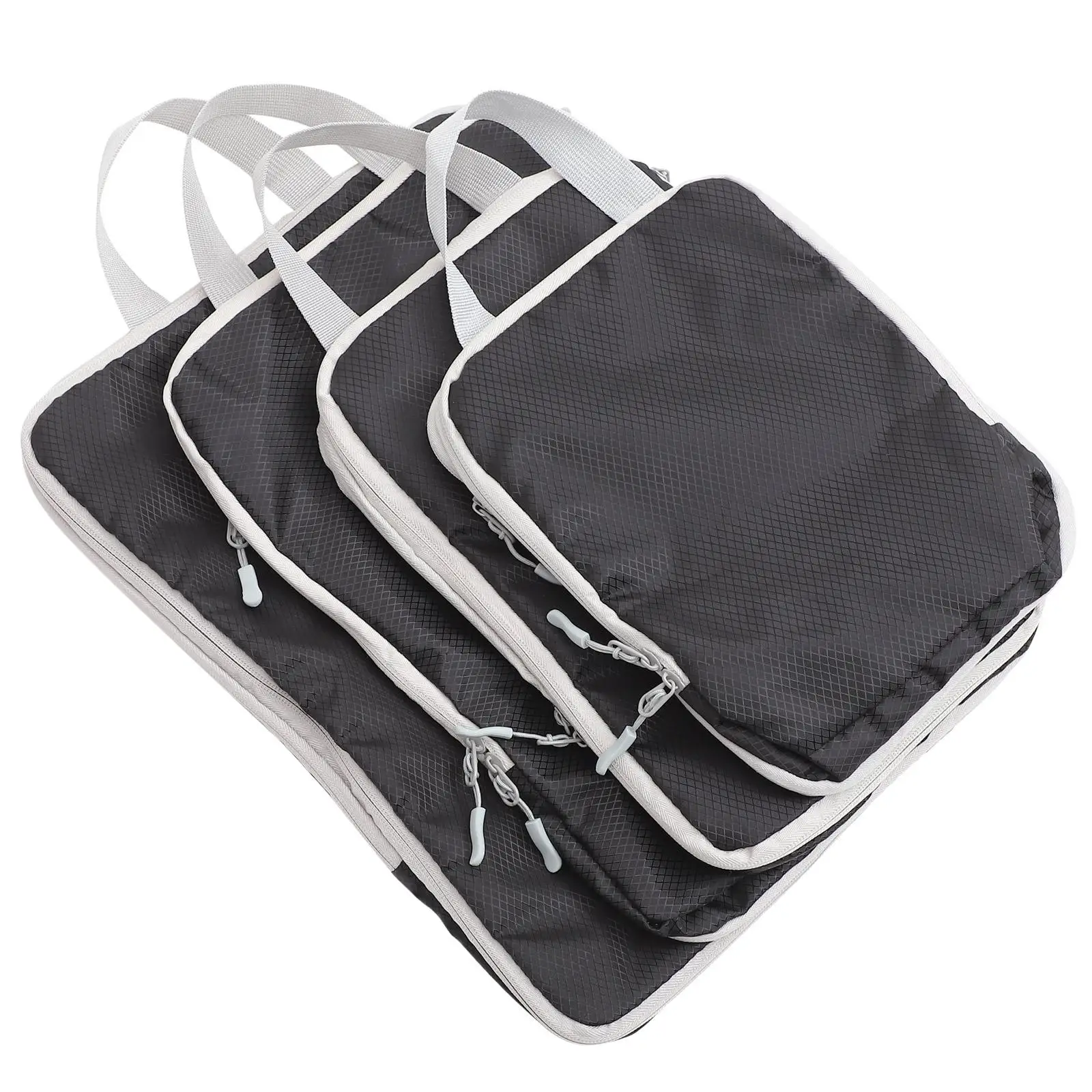 

4 Pcs Travel Storage Bags Compression Suitcase Organizer Extra Large Hanging Packing Cubes For Clothes Makeup Toiletries