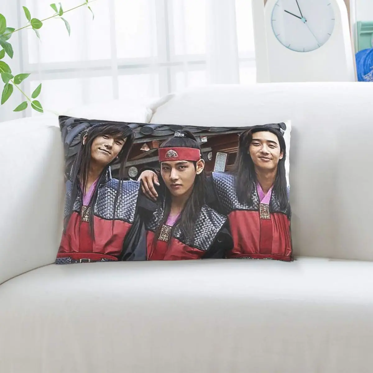 Funda de almohada rectangular Cast Of Hwarang TV, funda de cojín decorativa para dormitorio, cama, hogar, almohada cómoda
