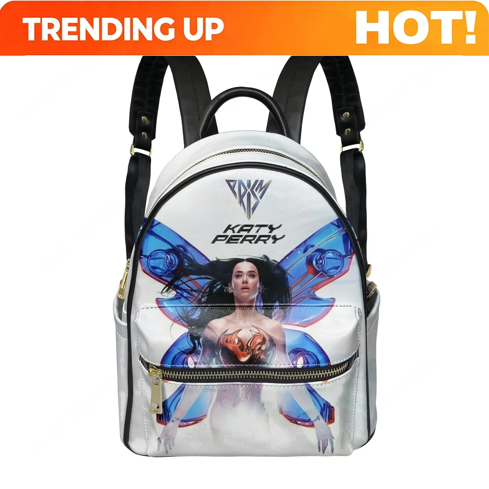 Custom Bag Katy Perry Singer Backpack Womens Men Personalized Double Shoulder Bag Business Travel Bookbag Rucksack Gift Daypack