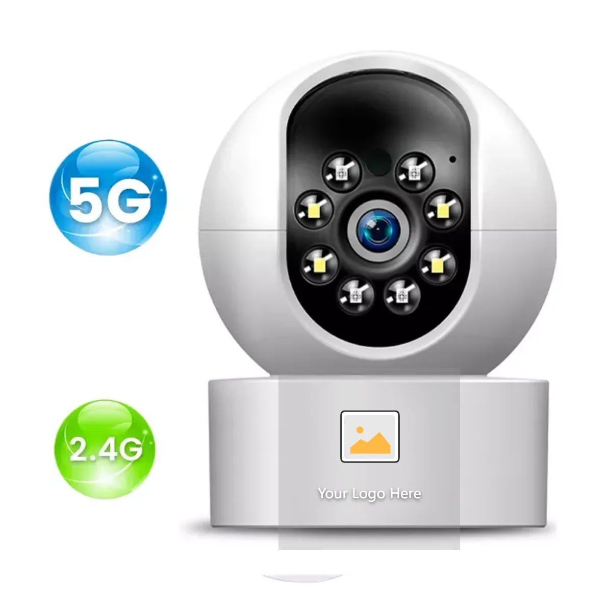 

2MP 1080P YILOT 2.4G&5G Dual Band WIFI PTZ IP Dome Camera Full Color Night Vision Auto Tracking Home Security CCTV Baby Monitor