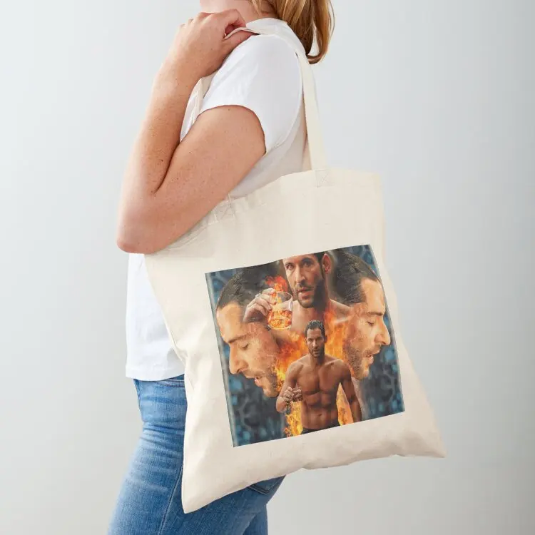 

Tom Ellis - Lucifer is Risen Duvet Cover \t Tote Bag bags woman 2025 handbag Women's beach bags Shopper handbag