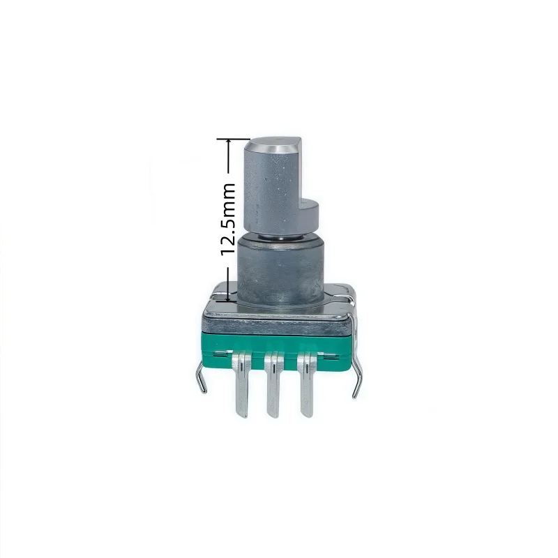 5pcs/lot EC11 Rotary Encoder Code Switch 30 Position With Switch 5pin Handle Length 12.5mm Half Shaft Type
