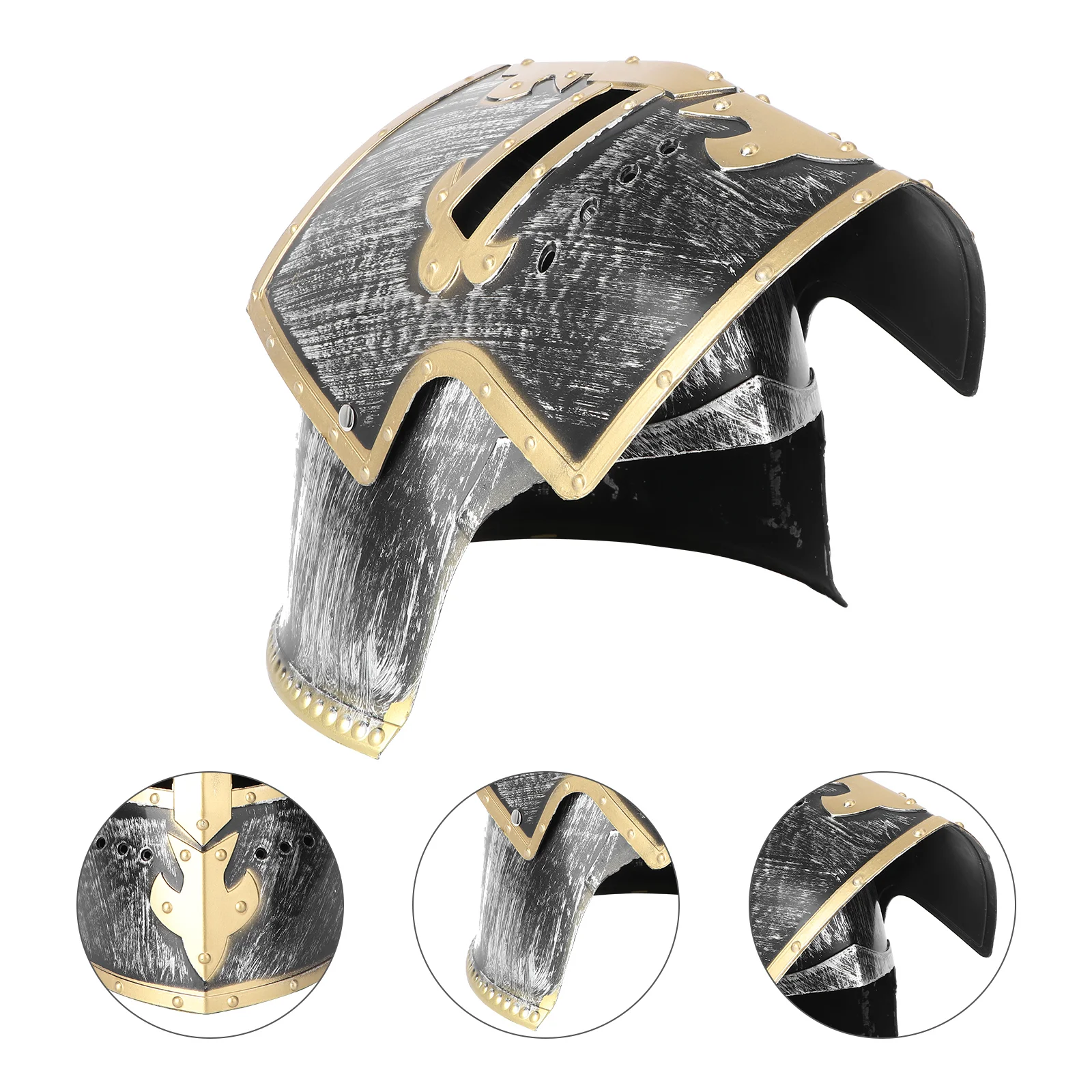 Hat Roman Gladiator Costume Bonnets for Men Apparel Cosplay Child