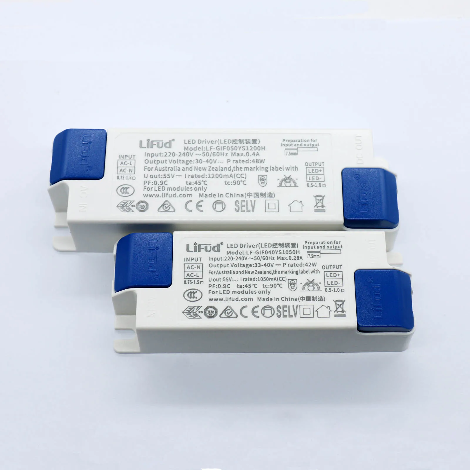 28-48W Lifud LED Isolated Driver Power Supply33-40V 700mA 800mA 900mA 1000mA 1200mA High PF Flame-retardant Lighting Transformer