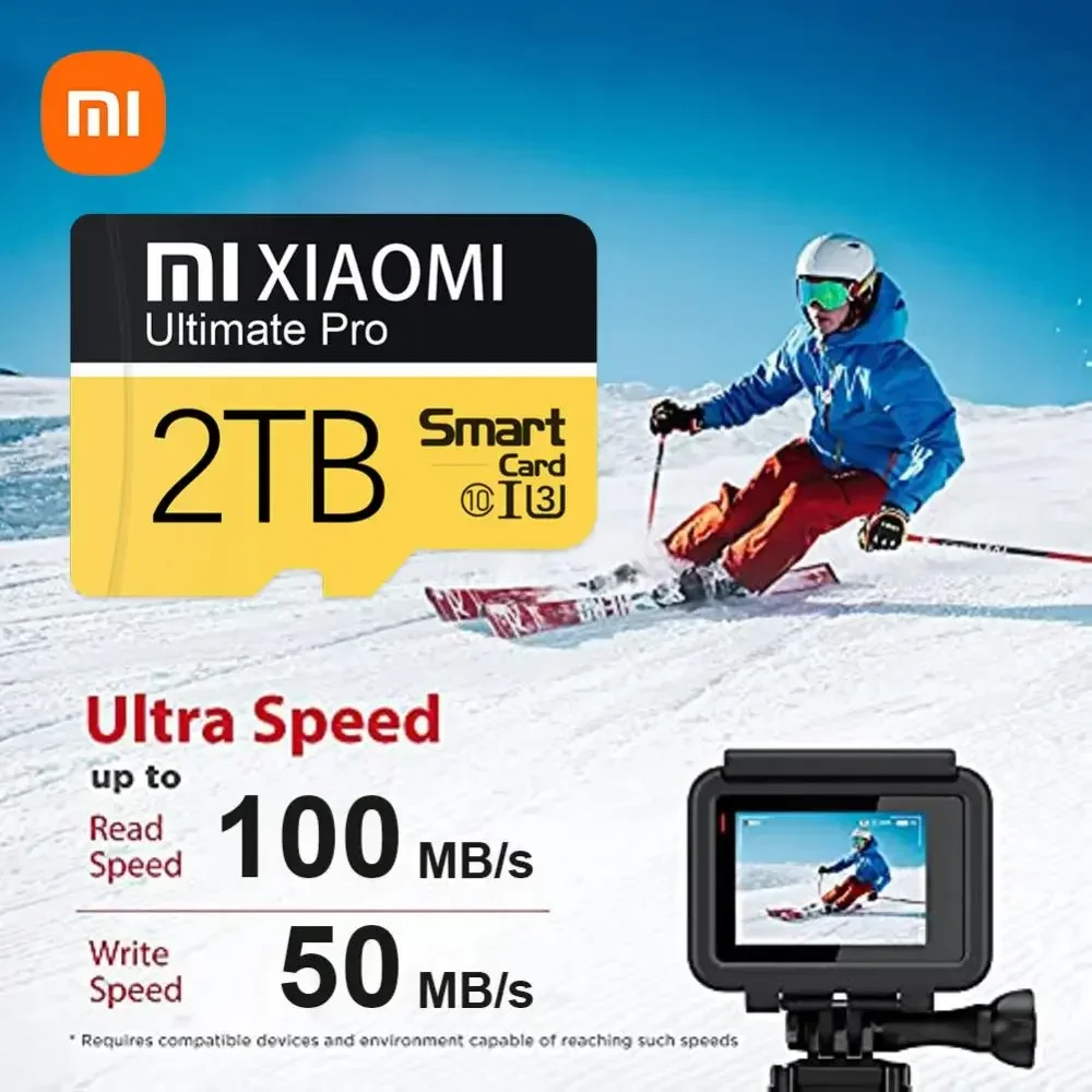 Xiapmi Geheugenkaart Mini 128Gb Micro Kaart Klasse 10 256Gb U3 4K Ultra Hoge Snelheid Tf Flash Sd Kaart 512Gb 1Tb 2Tb Voor Camera Pc