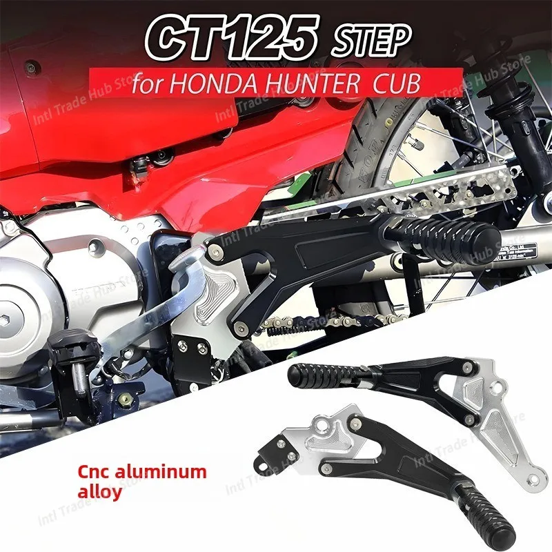 The Second-generation Aluminum Alloy Rear Pedals Are Suitable for HONDA CT125 Rear Pedal Motorcycle Modification Accessories