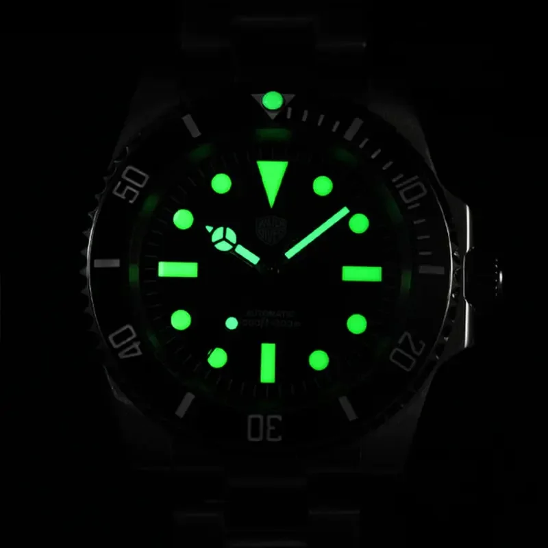 Watchdives WD1680V 41mm Dial Men Watch Sapphire Crystal NH35 Automatic Mechanical Watches C3 Luminous 300M Waterproof Dive Watch