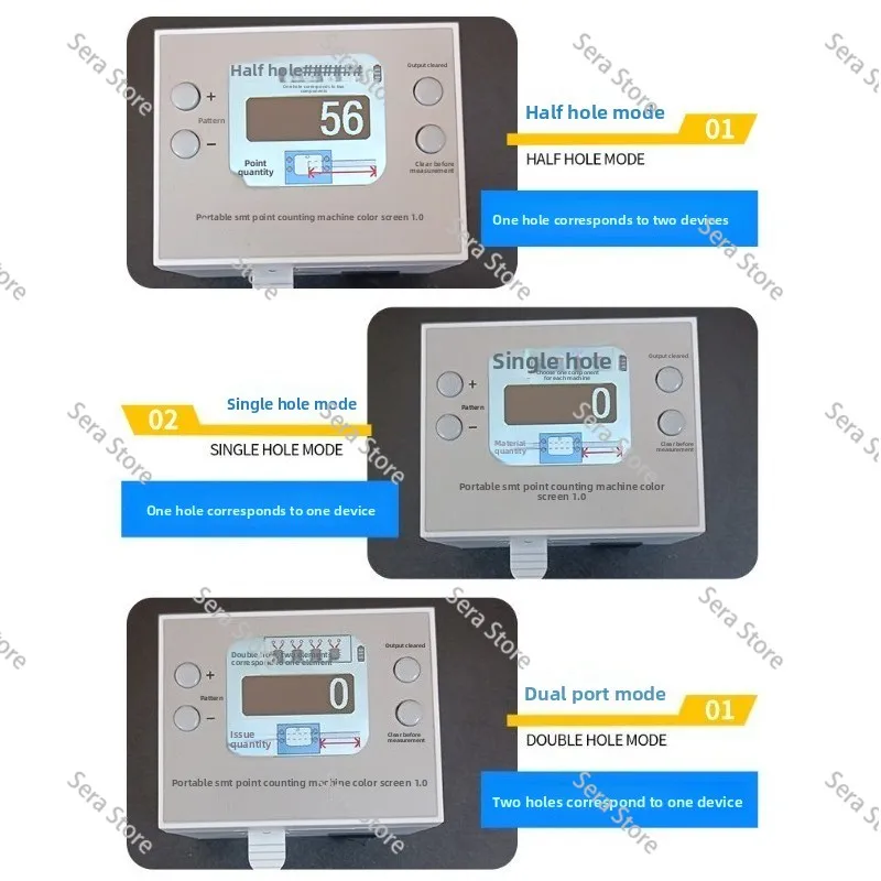 Color Screen Portable SMT Quick Counting Machine, Mini SMD Counter for Efficient Component Counting