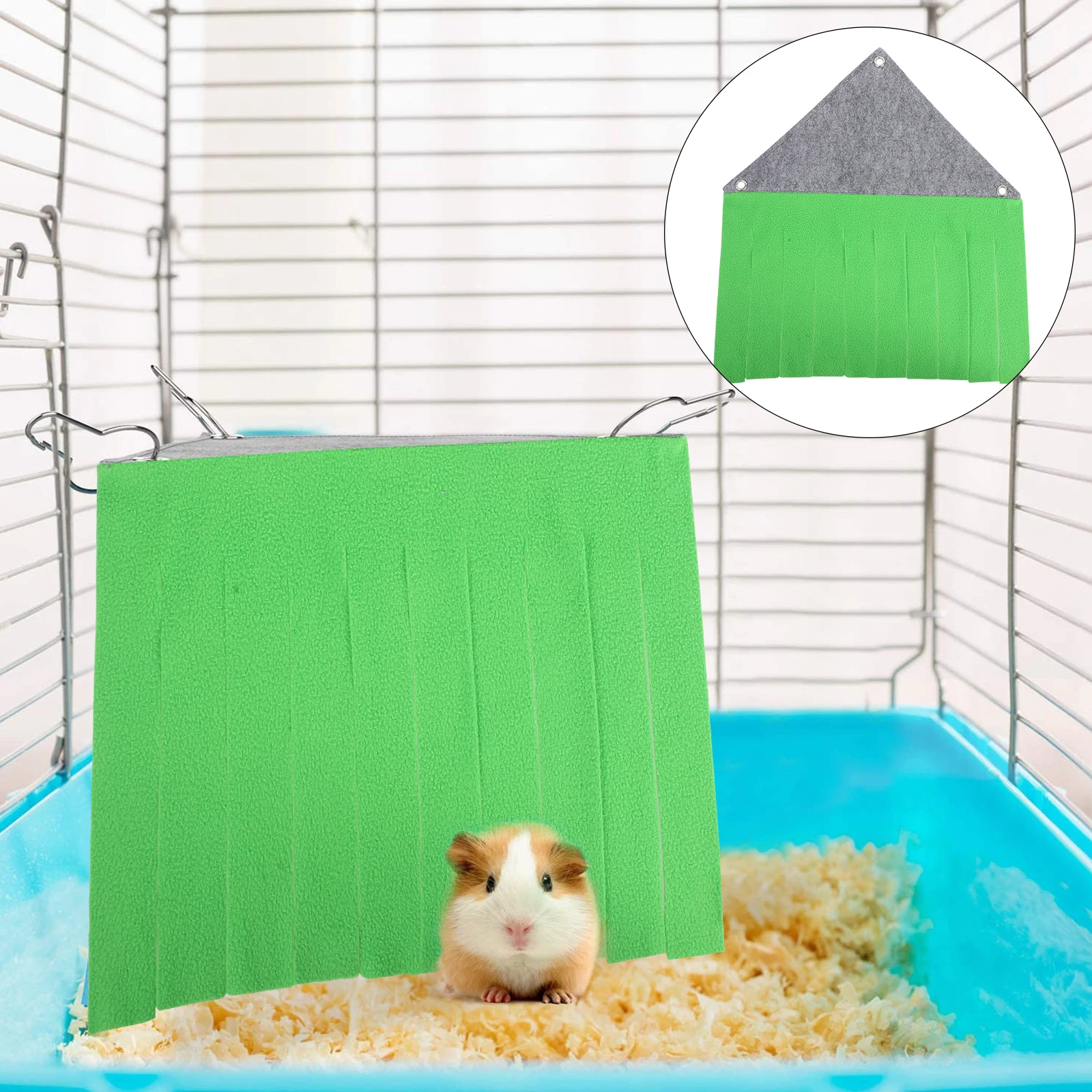 

Guinea Pig Tunnel and Hides Pet Hammock Tent Hamster Hideaway Hideout House Mats