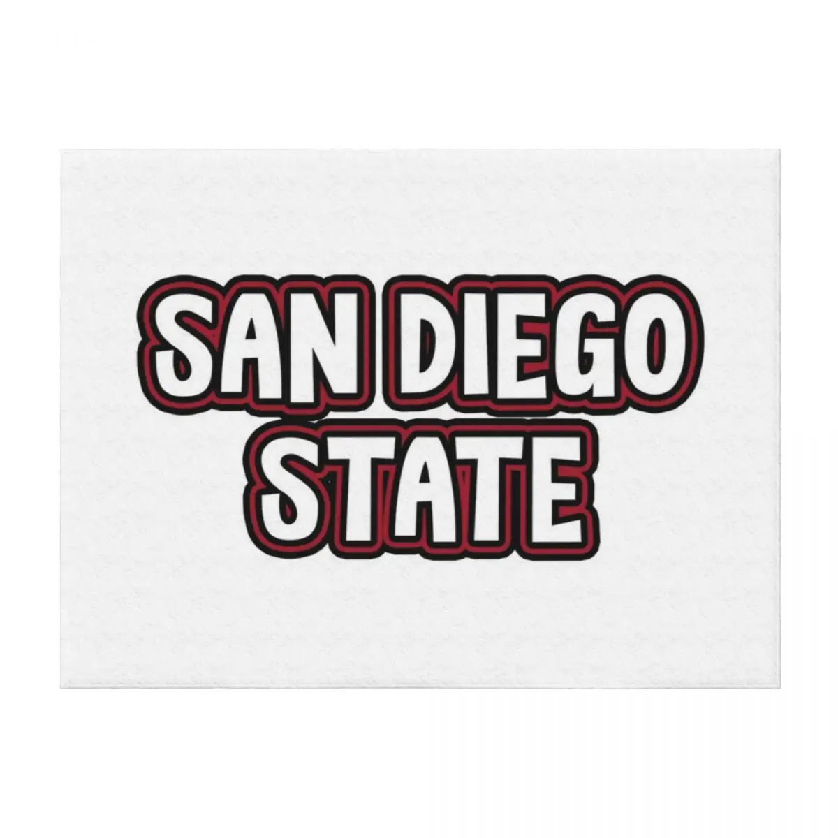 

San Diego State Throw Blanket Furrys Soft Plaid Heavy Blankets Sofas Of Decoration Blankets