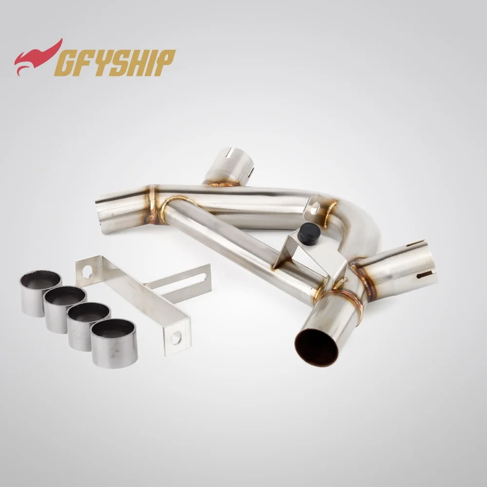 Motorcycle Exhaust Middle Link Pipe Slip-on For HONDA GOLDWING GL1500 1988-2003